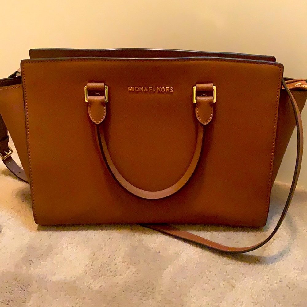 Michael Kors Selma Large Leather Satchel
